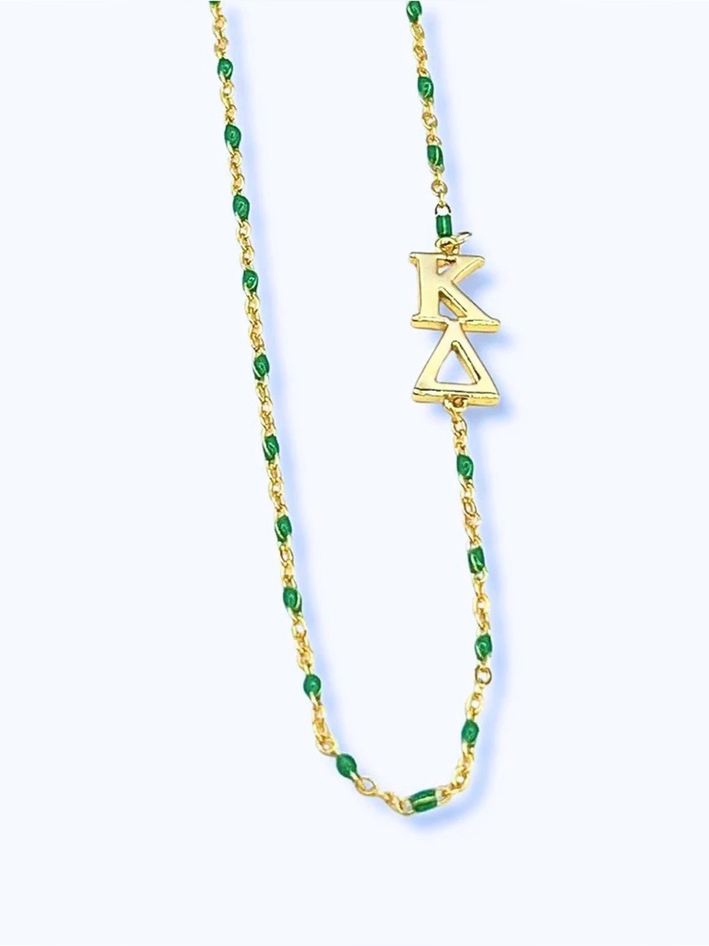 Kappa Delta Beaded Necklace